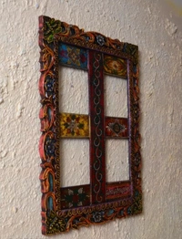 BK Exports Wooden  Hand Painted Wall Decor & Hanging For Home - Wooden, Pack of1